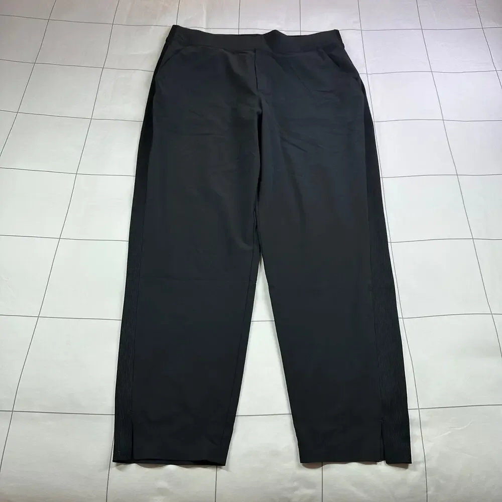 Athleta Pants Women 14 Black Brooklyn Mid Rise Ankle City Classic Commute Casual
